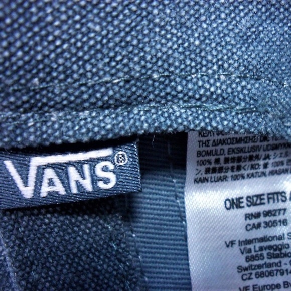 Vans ONE SIZE Blue Insignia Retro Check Cap. NWT - Picture 5 of 5